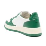 ⁦Autry Medalist Low Sneakers White Green Leather⁩ – תמונה ⁦3⁩