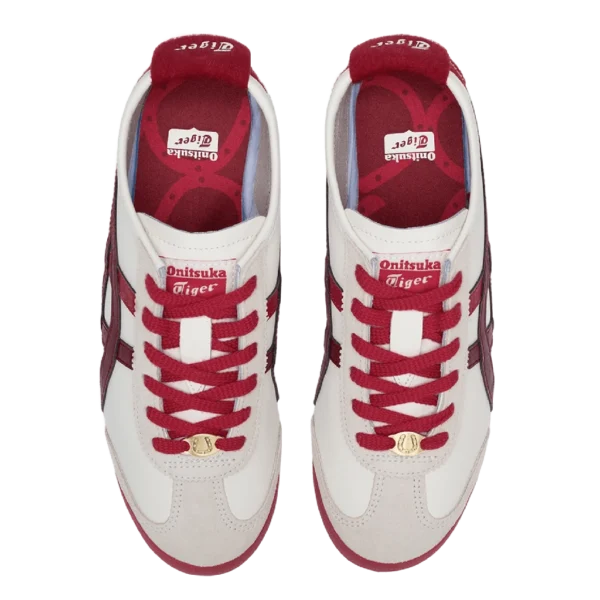 ⁦Onitsuka Tiger Mexico 66 White Red⁩ – תמונה ⁦4⁩