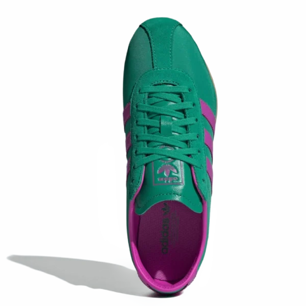 ⁦Adidas Tokyo Shoes Court Green Purple Burst Gum⁩ – תמונה ⁦4⁩