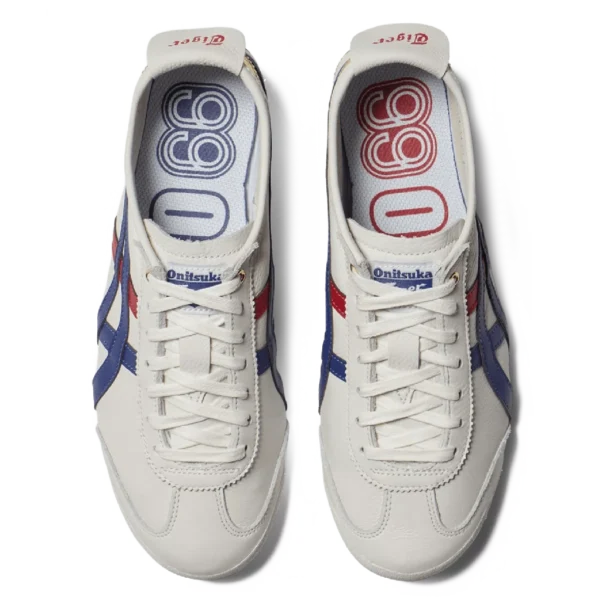 ⁦Onitsuka Tiger Mexico 66 White Dark Blue⁩ – תמונה ⁦4⁩