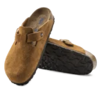 ⁦Birkenstock Boston Soft Footbed Suede Clogs Mink⁩ – תמונה ⁦4⁩