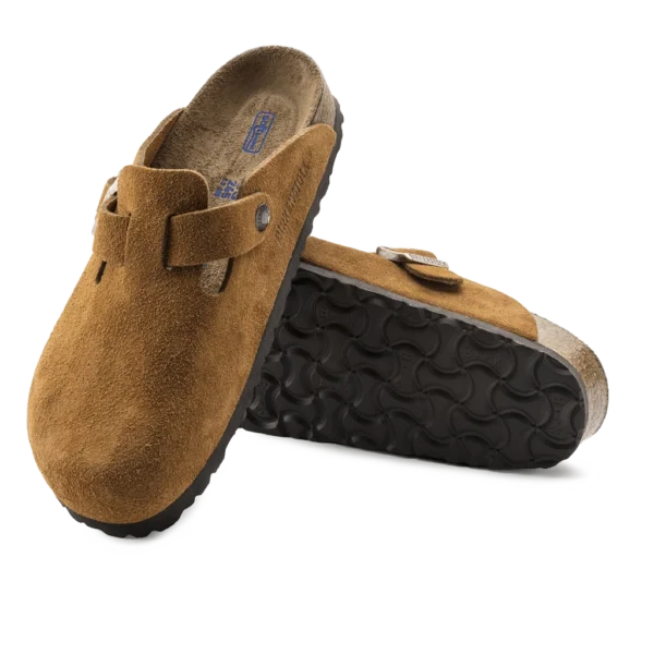 ⁦Birkenstock Boston Soft Footbed Suede Clogs Mink⁩ – תמונה ⁦4⁩