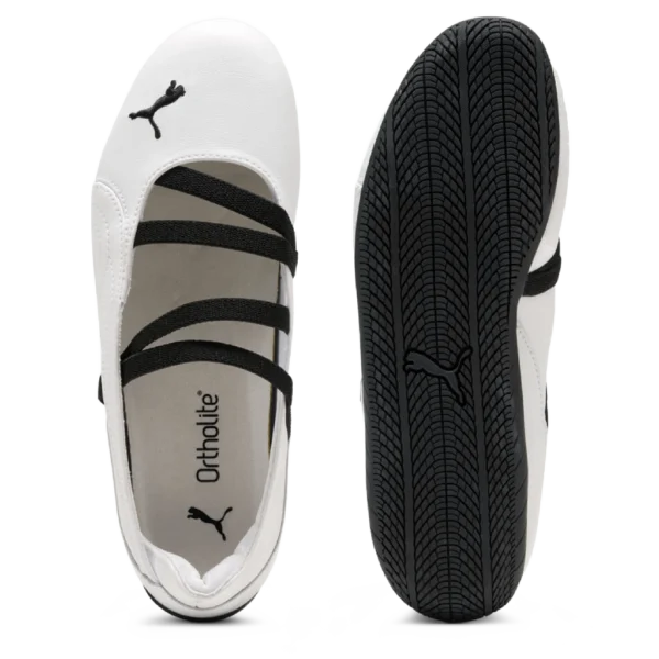 ⁦Puma Speedcat Ballet Leather White Black⁩ – תמונה ⁦4⁩