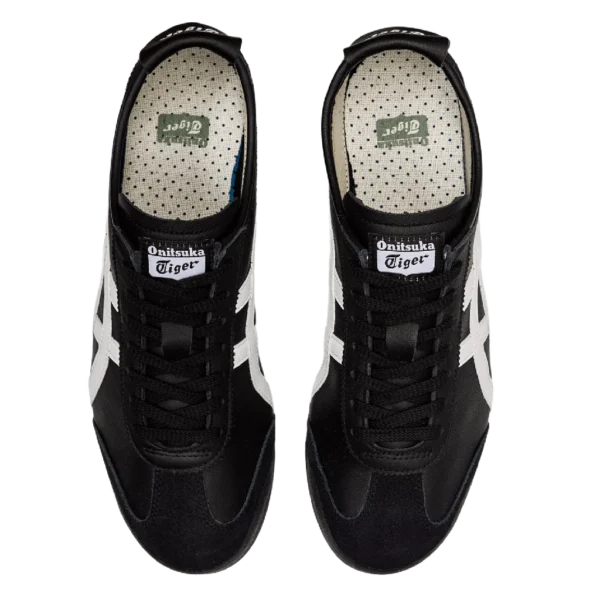 ⁦Onitsuka Tiger Mexico 66 Black White⁩ – תמונה ⁦4⁩