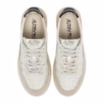 ⁦Autry Medalist Low Sneakers White Navy Leather⁩ – תמונה ⁦4⁩