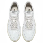 ⁦Autry Medalist Low Sneakers White Leather Essential⁩ – תמונה ⁦4⁩