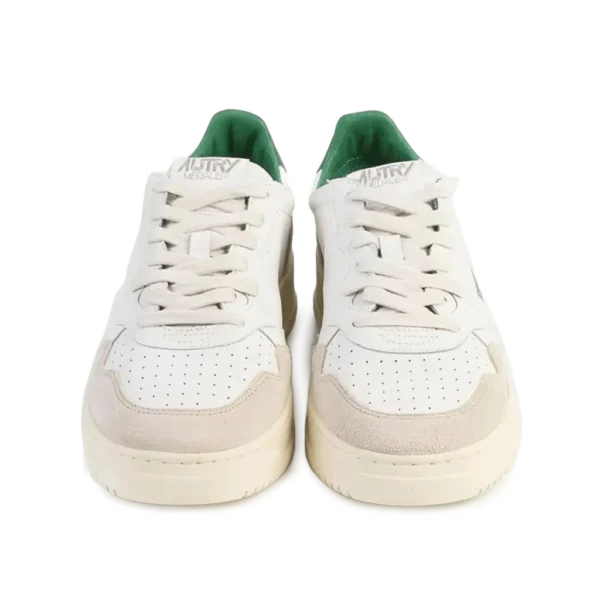 ⁦Autry Medalist Low Top Sneakers "Game Set Match" White Green⁩ – תמונה ⁦4⁩