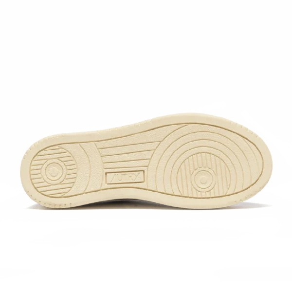 ⁦Autry Medalist Low Sneakers White Silver Leather⁩ – תמונה ⁦5⁩