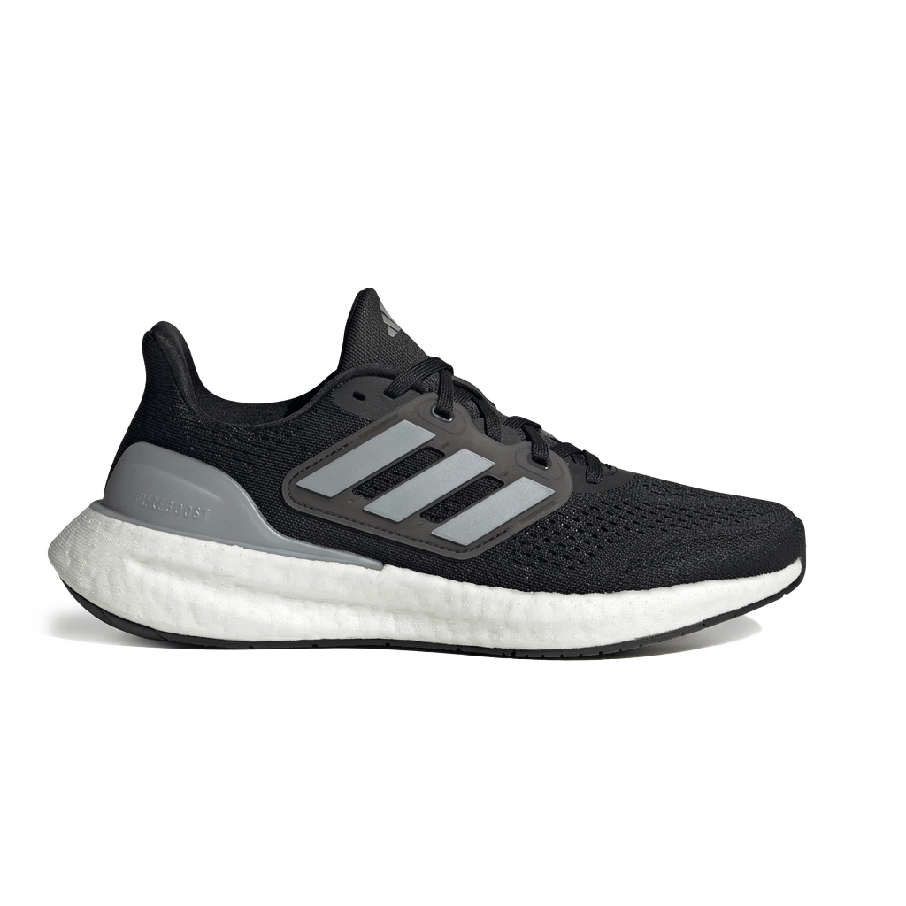 1 Adidas Pureboost 23 Wide Black Silver Metallic – תמונה 1
