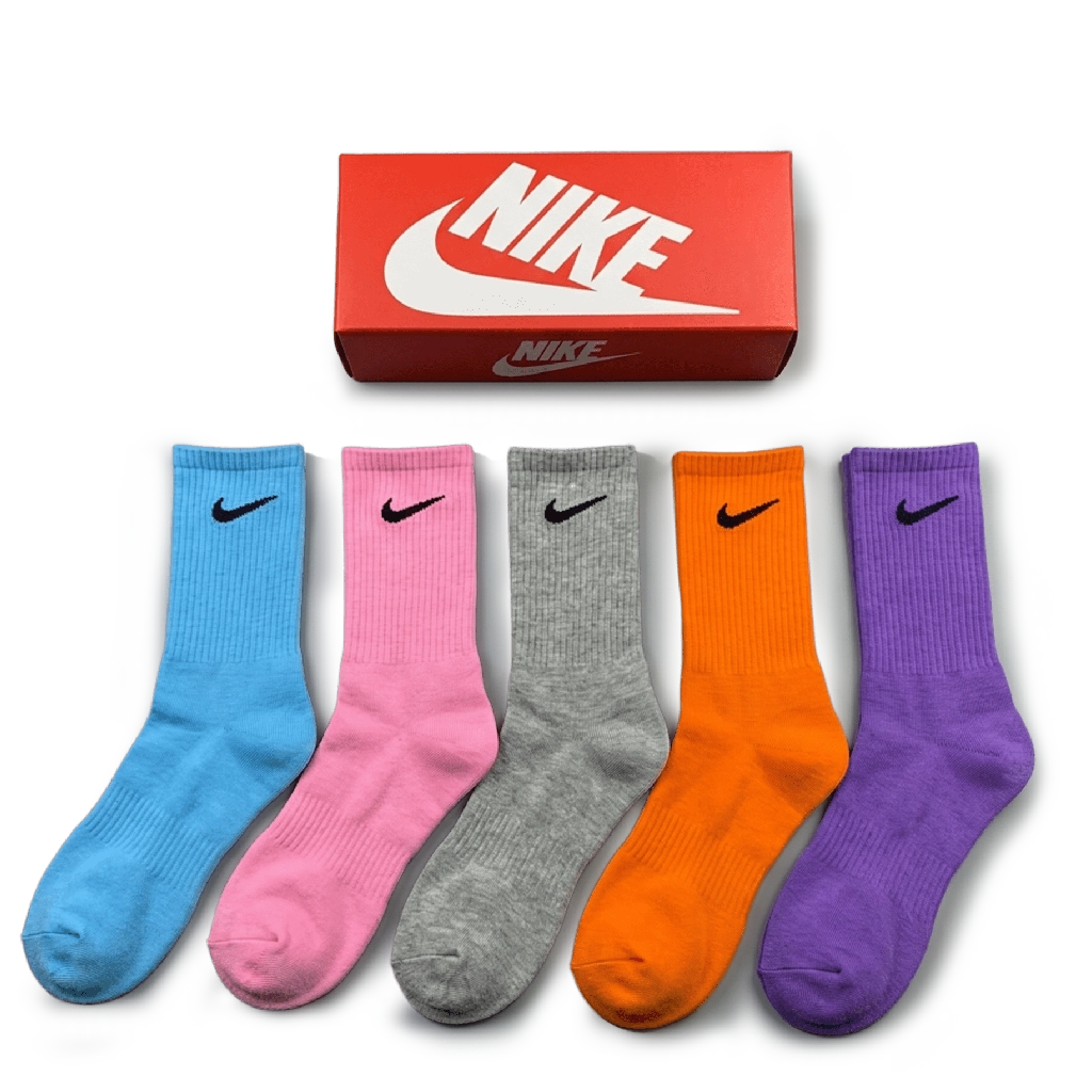1 Nike Bright Colors Long Socks Pack (5 Pairs) – תמונה 1