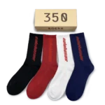 Yeezy Muted Colors Long Socks Pack (4 Pairs)