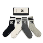 Gucci Grey Long Socks Pack (4 Pairs)