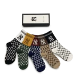 Gucci Dark Colors Long Socks Pack (5 Pairs)