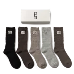 UGG Long Socks Brown (Pack of 5)