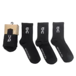 On Long Socks Pack Black (3 Pairs)