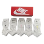 Nike Short Socks Pack White (5 Pairs)