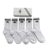 Alo Long Socks Pack White (5 Pairs)