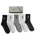 On Medium Length Socks Basic Colors (5 Pack)