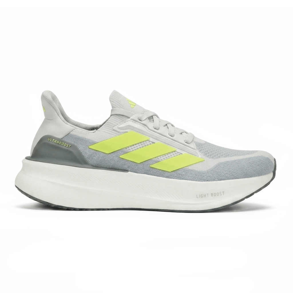 1 Adidas Ultraboost 5X Dash Grey Lucid Lemon Halo Silver – תמונה 1