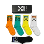 Off-White Long Socks Colorful Mix (5-Pack)