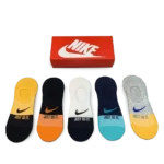Nike Everyday Short Socks Black Grey Yellow (5-Pack)