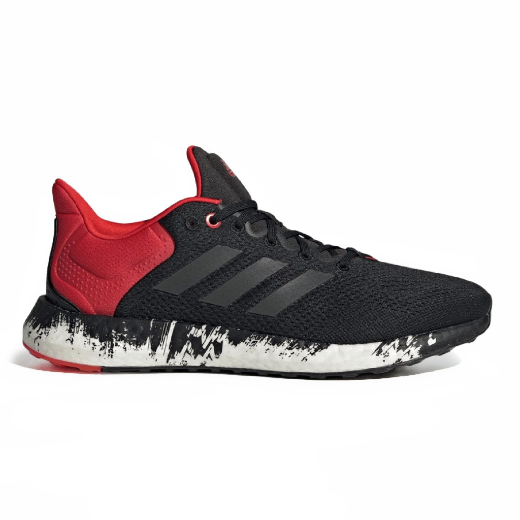 1 Adidas Pureboost 21 Black Vivid Red – תמונה 1
