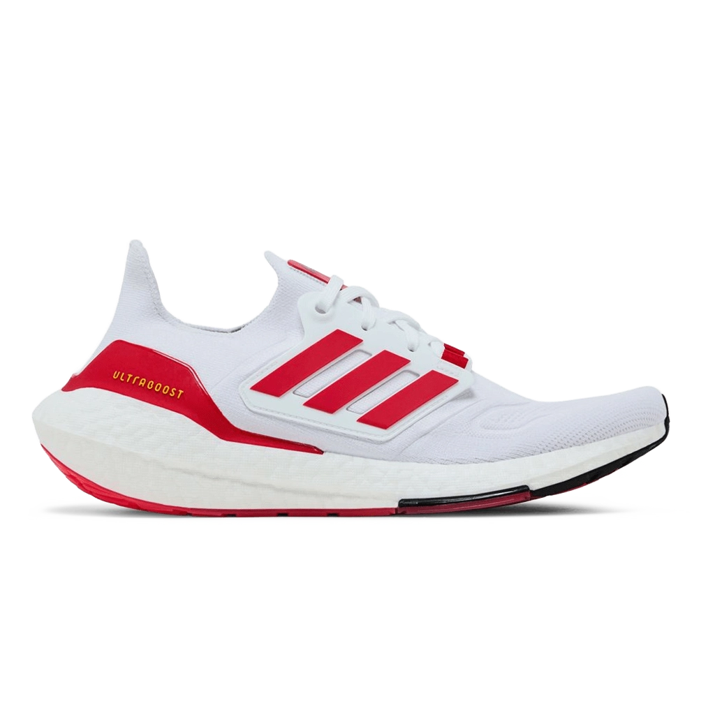 1 Adidas Ultraboost 22 White Vivid Red – תמונה 1