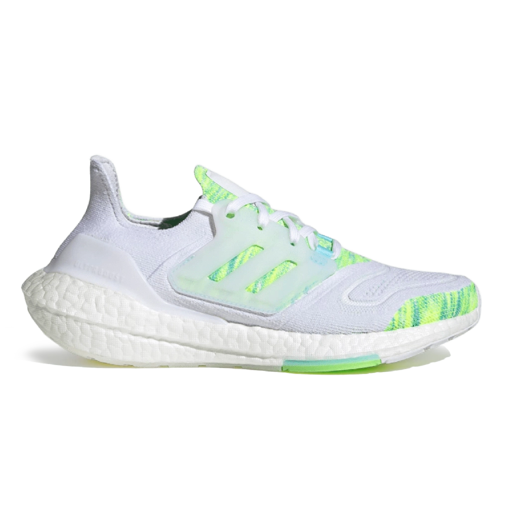 1 Adidas Ultraboost 22 White Bliss Blue Yellow – תמונה 1