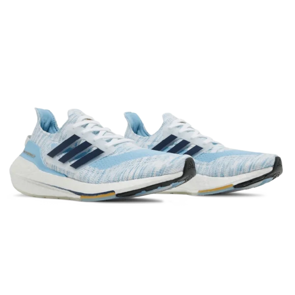 ⁦Adidas Ultraboost 21 White Clear Blue⁩ – תמונה ⁦2⁩