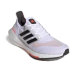 ⁦Adidas Ultraboost 21 "Tokyo" Cloud White Black Solar Red⁩ – תמונה ⁦2⁩