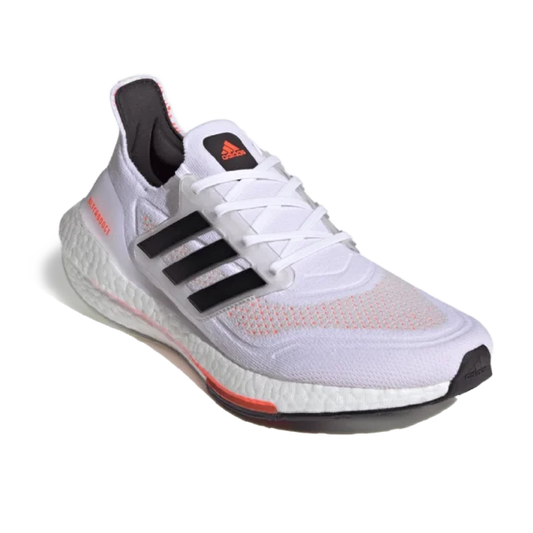 ⁦Adidas Ultraboost 21 "Tokyo" Cloud White Black Solar Red⁩ – תמונה ⁦2⁩