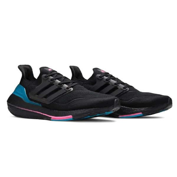 ⁦Adidas Ultraboost 21 Black Active Teal⁩ – תמונה ⁦2⁩