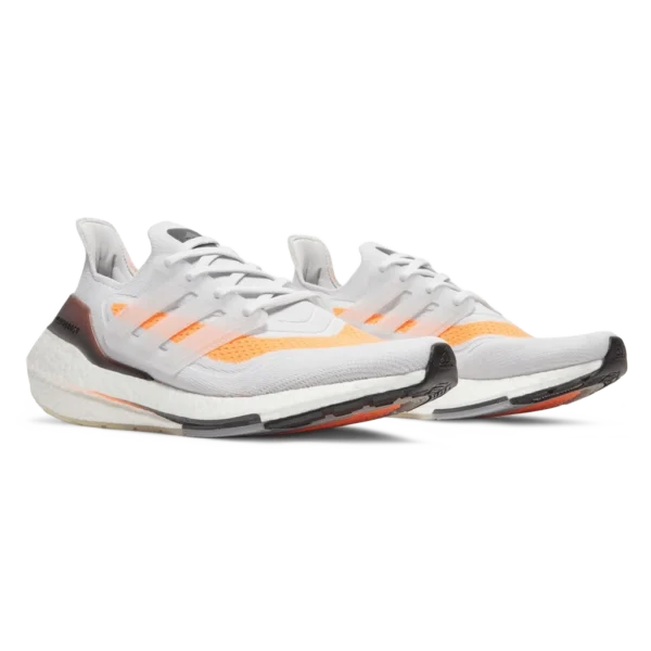 ⁦Adidas Ultraboost 21 Grey Screaming Orange⁩ – תמונה ⁦2⁩