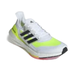 ⁦Adidas Ultraboost 21 White Solar Yellow⁩ – תמונה ⁦5⁩