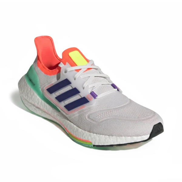 ⁦Adidas Ultraboost 22 White Green Orange⁩ – תמונה ⁦2⁩