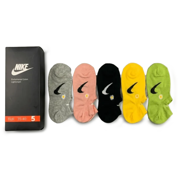 ⁦Nike Bright Colors Short Socks Pack (5 Pairs)⁩ – תמונה ⁦2⁩