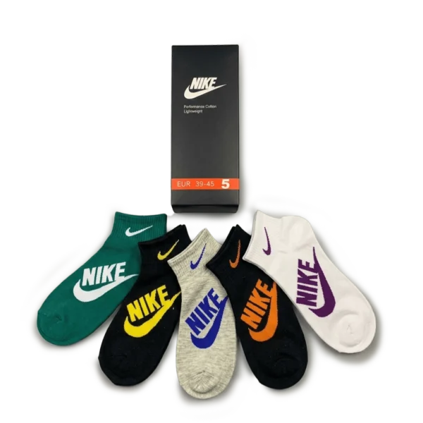 ⁦Nike Muted Colors Short Socks Pack (5 Pairs)⁩ – תמונה ⁦2⁩