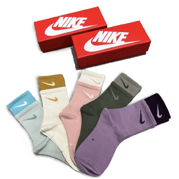 ⁦Nike Multicolor Long Socks Pack (5 Pairs)⁩ – תמונה ⁦2⁩
