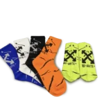 ⁦Off-White Colorful Long Socks Pack (5 Pairs)⁩ – תמונה ⁦2⁩