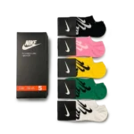 ⁦Nike Everyday Short Socks Vibrant Colors (Pack of 5)⁩ – תמונה ⁦2⁩