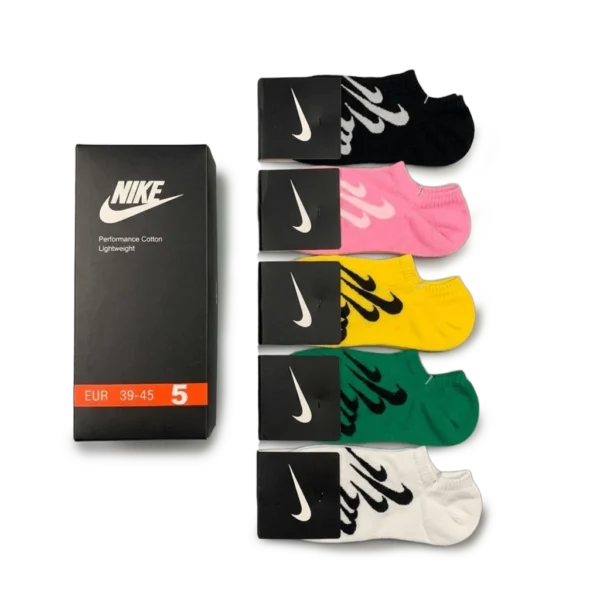 ⁦Nike Everyday Short Socks Vibrant Colors (Pack of 5)⁩ – תמונה ⁦2⁩