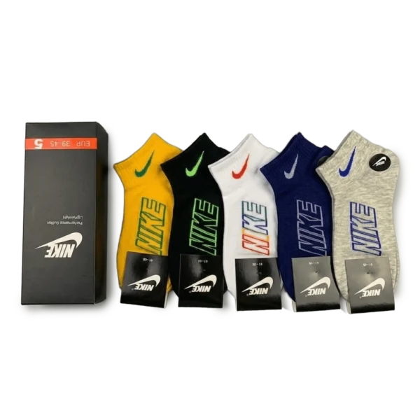 ⁦Nike Everyday Short Socks Multi Colors (Pack of 5)⁩ – תמונה ⁦2⁩