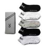 ⁦On Everyday Short Socks Black White Grey (Pack of 5)⁩ – תמונה ⁦2⁩
