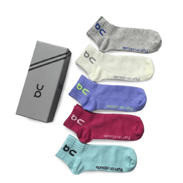 ⁦On Everyday Short Socks Colorful (Pack of 5)⁩ – תמונה ⁦2⁩
