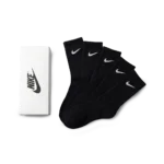 ⁦Nike Everyday Long Socks Black (Pack of 5)⁩ – תמונה ⁦2⁩
