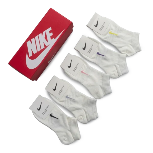 ⁦Nike Short Socks Pack White (5 Pairs)⁩ – תמונה ⁦2⁩