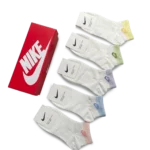 ⁦Nike Short Socks Pack White Pastel Colors (5 Pairs)⁩ – תמונה ⁦2⁩