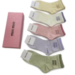 ⁦Miu Miu Long Socks Pack Colorful (5 Pairs)⁩ – תמונה ⁦2⁩