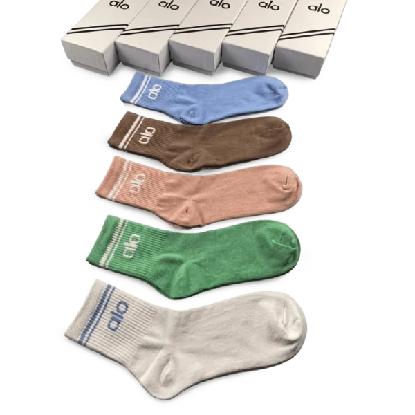 ⁦Alo Long Socks Pack Colorful (5 Pairs)⁩ – תמונה ⁦2⁩
