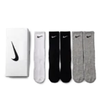 ⁦Nike White Black Grey Long Socks Pack (5 Pairs)⁩ – תמונה ⁦2⁩